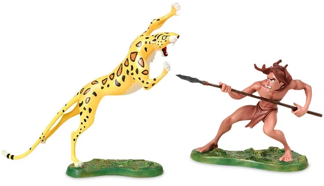 Tarzan And Sabor Untamed by WDCC Disney Classics