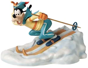 WDCC Disney Classics - Art Of Skiing Goofy All Downhill From Here