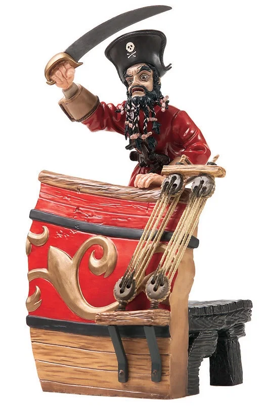 Pirates Of The Caribbean Captain Of The Wicked Wench Fire At Will by WDCC Disney Classics — Porcelain Figurine