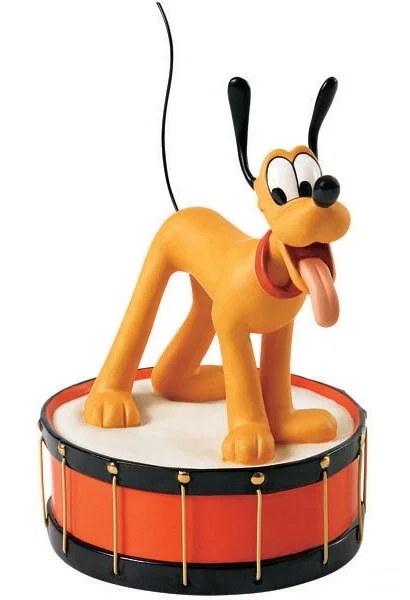 Mickey Mouse Club Pluto Keep The Beat by WDCC Disney Classics — Porcelain Figurine