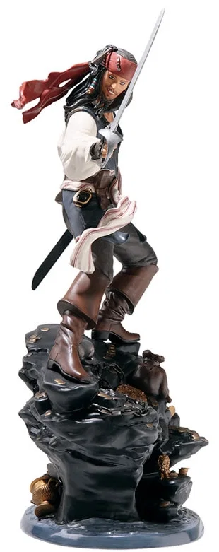 Pirates Of The Caribbean Captain Jack Sparrow by WDCC Disney Classics — Porcelain Figurine