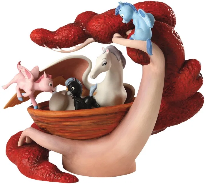 Fantasia Pegasus Family Mythic Menagerie by WDCC Disney Classics — Porcelain Figurine