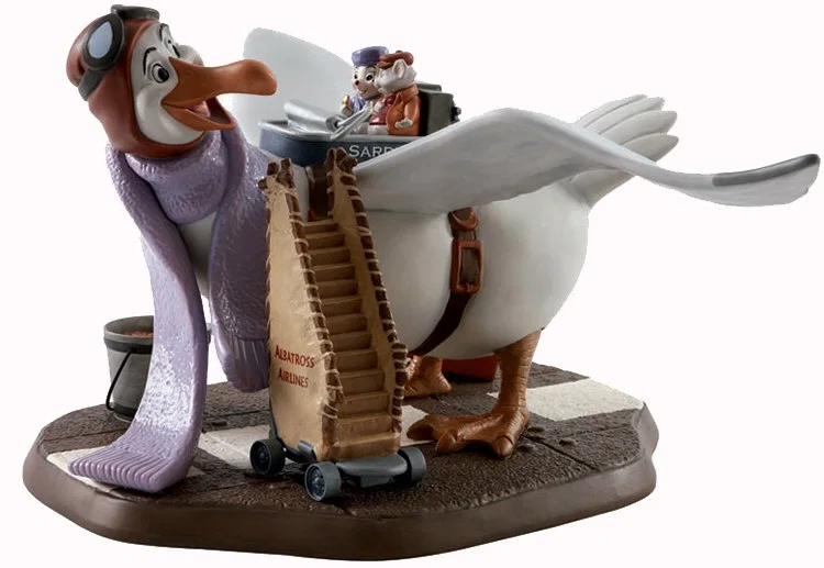 The Rescuers Orville Bernard And Miss Bianca Cleared For Take Off by WDCC Disney Classics — Porcelain Figurine