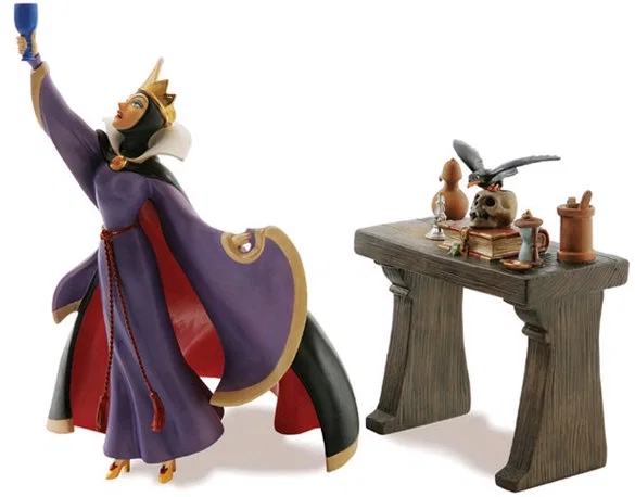Snow White Evil Queen And Raven Now Begins Thy Magic Spell by WDCC Disney Classics