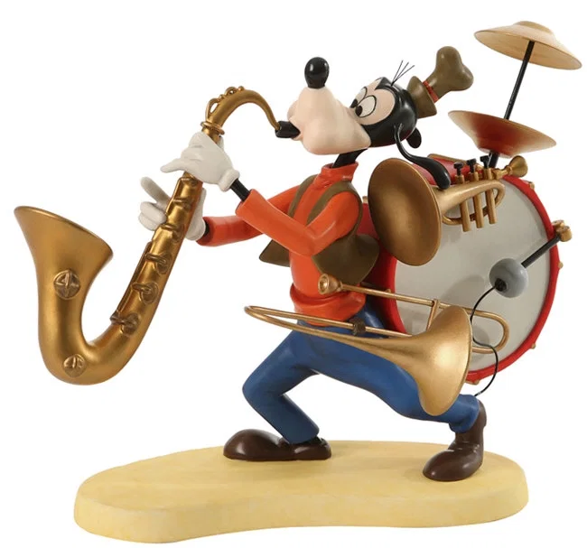 Mickey Mouse Club Goofy One Man Band by WDCC Disney Classics — Porcelain Figurine