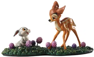 生産終了・希少　WDCC バンビ　Bambi Purty Flower Amazon.com: Bambi Purty Flower : Home & Kitchen