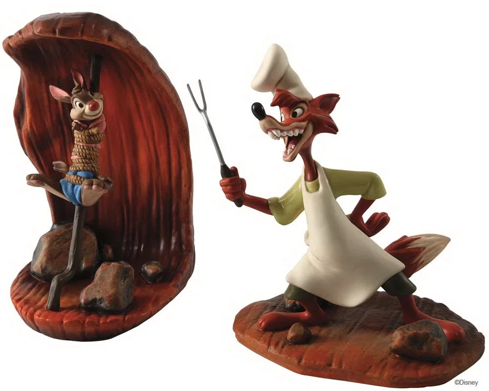 Song Of The South Brer Rabbit And Brer Fox Cooking Up A Plan by WDCC Disney Classics — Porcelain Figurine