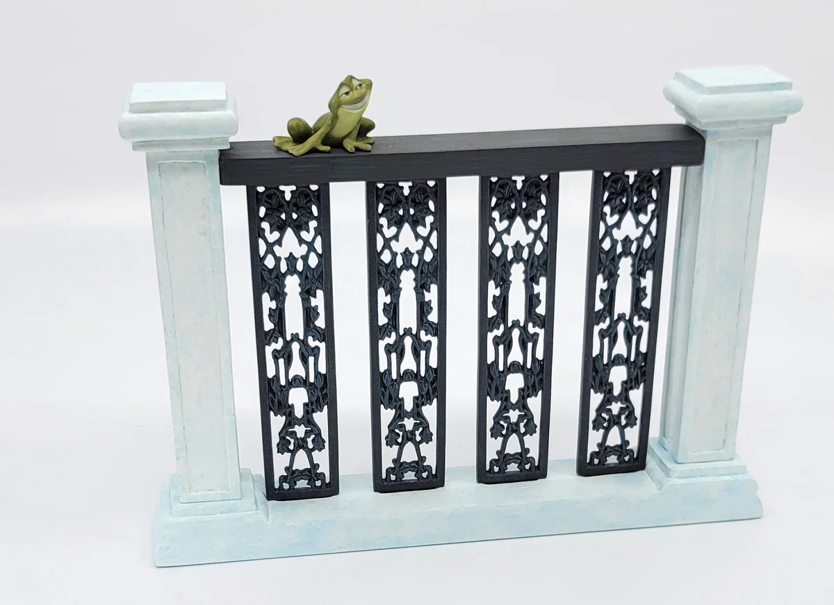 The Princess And The Frog Naveen (as Frog) On Balcony Kissing Would Be Nice Yes by WDCC Disney Classics — Porcelain Figurine