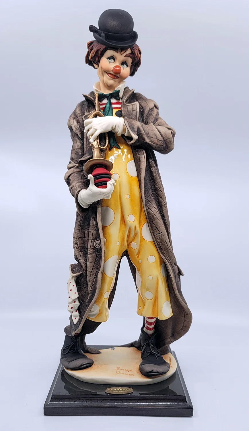 The Musical Clown by Giuseppe Armani — Sculpture