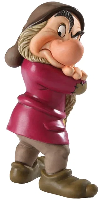 Snow White Grumpy Cantankerous Curmudgeon by WDCC Disney Classics — Porcelain Figurine