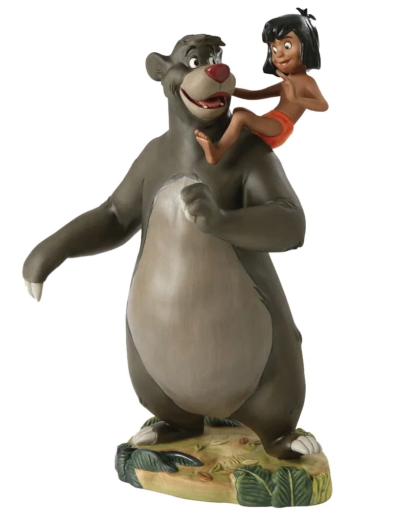 The Jungle Book  Baloo And Mowgli Good Ol Papa Bear by WDCC Disney Classics