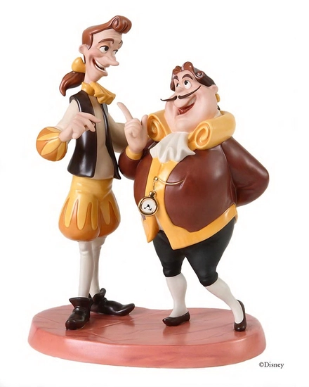 WDCC Disney Classics - Beauty And The Beast Cogsworth & Lumiere