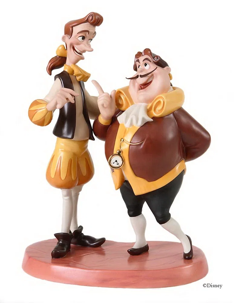 Beauty And The Beast Cogsworth And Lumiere by WDCC Disney Classics — Porcelain Figurine
