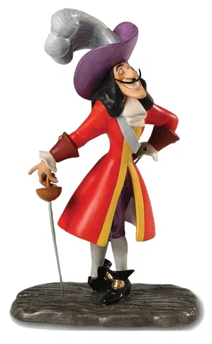 WDCC Disney Classics-Peter Pan Captain Hook Silver Tongued Scoundrel