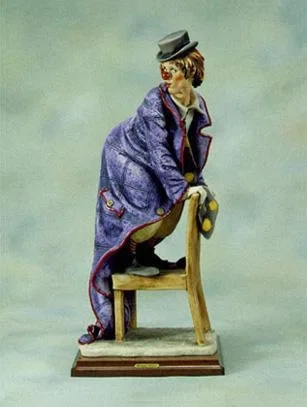 The Merry Clown by Giuseppe Armani — Sculpture