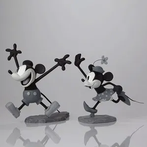Walt Disney Archives - Mickey and Minnie B/W Maquettes