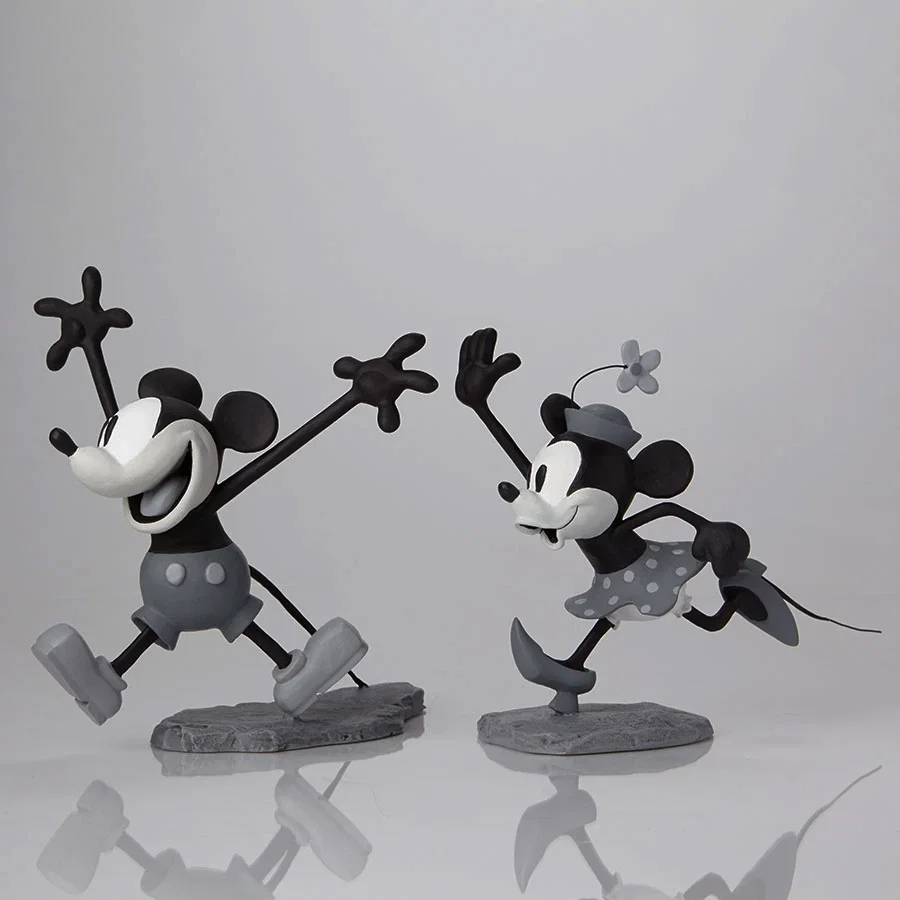 Mickey and Minnie B/W Maquettes by Walt Disney Archives