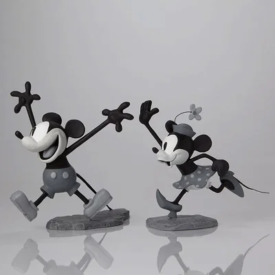 Mickey and Minnie B/W Maquettes by Walt Disney Archives