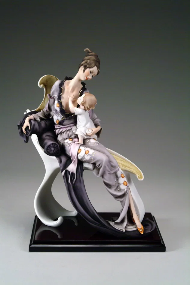 Mother And Child by Giuseppe Armani — Sculpture