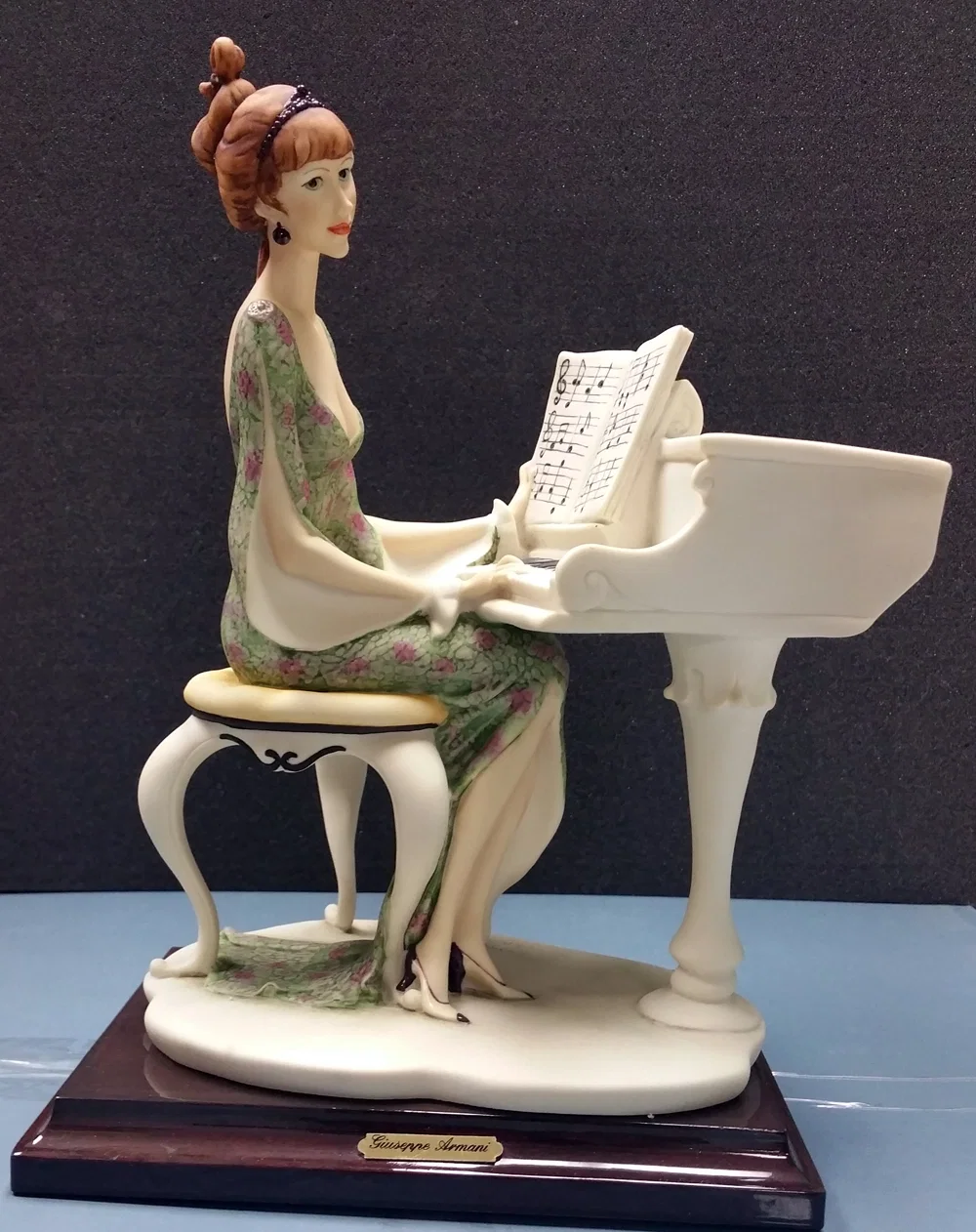 LADY AT PIANO by Giuseppe Armani — Sculpture