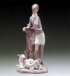 Lladro - Boy With Lambs 1969-81