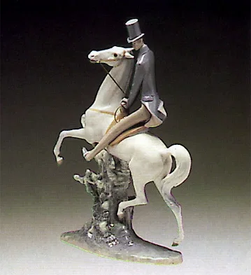 Man On Horse 1969-85 by Lladro — Porcelain Figurine