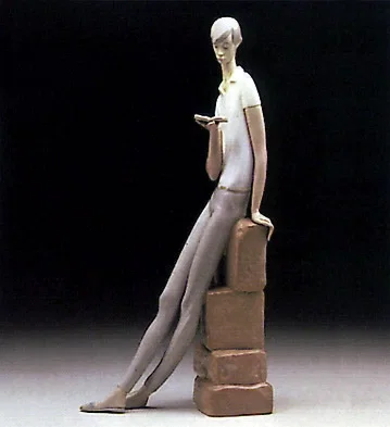 Boy Student 1969-78 by Lladro — Porcelain Figurine