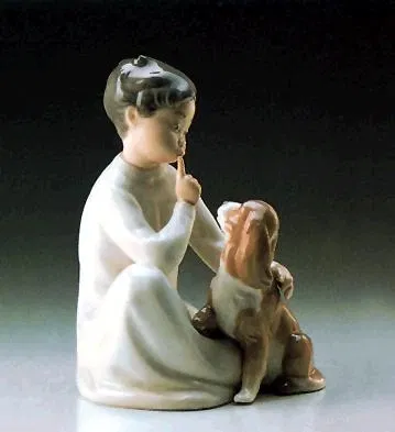Lladro - Boy With Dog 1970-97