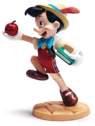 Pinocchio Goodbye Father by WDCC Disney Classics — Porcelain Figurine