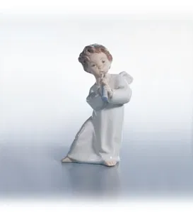 Lladro - Angel With Horn