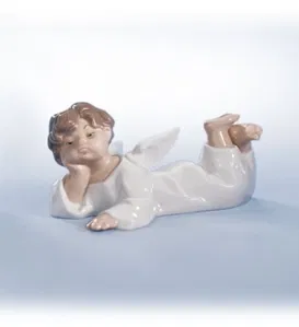 Lladro - Angel, Reclining