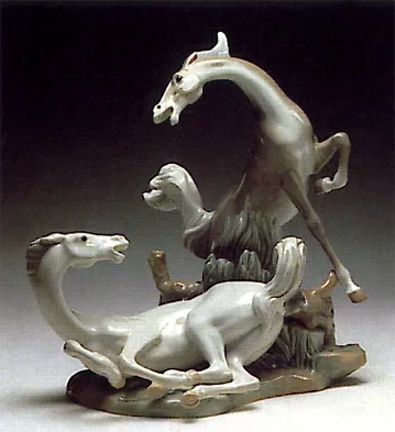 Playful Horses 1969-89 by Lladro — Porcelain Figurine