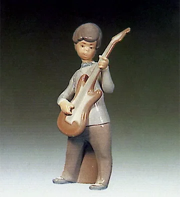 Boy With Guitar 1969-79 by Lladro