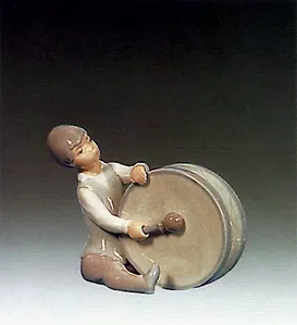Lladro - Boy Playing Drum 1969-79