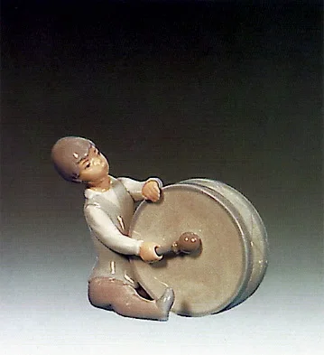 Boy Playing Drum 1969-79 by Lladro — Porcelain Figurine