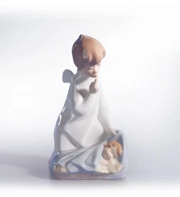 Angel With Child 1969-02 by Lladro — Porcelain Figurine