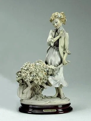 Flower Cart by Giuseppe Armani — Sculpture