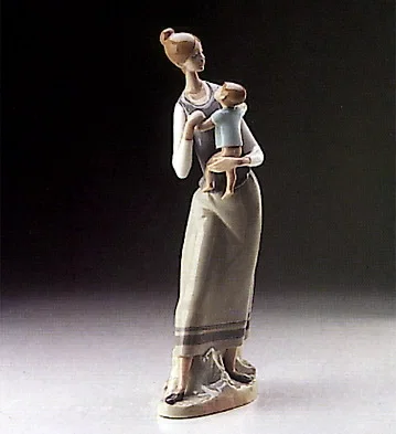 Mother And Child 1970-97 by Lladro — Porcelain Figurine