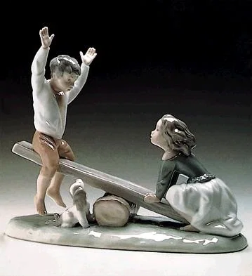 See-Saw by Lladro — Porcelain Figurine
