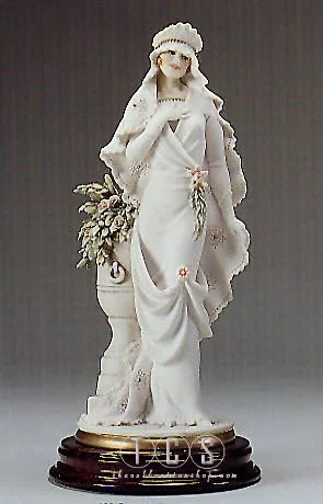 Bride With Flower Vase by Giuseppe Armani — Sculpture