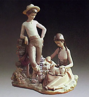 Milk for Lamb 1974-80 by Lladro — Porcelain Figurine