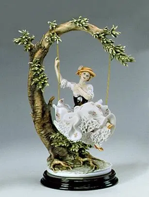 Giuseppe Armani - Young Lady On Swing
