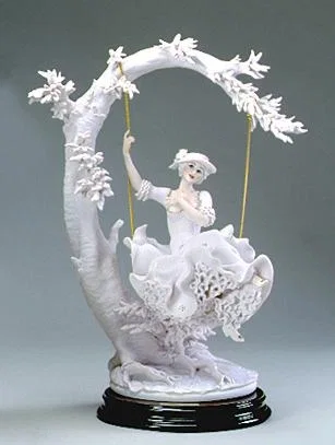 Young Lady On Swing by Giuseppe Armani