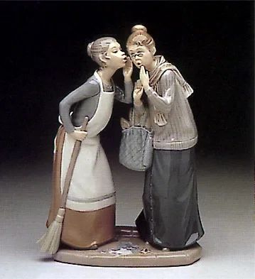 The Gossips 1978-85 by Lladro — Porcelain Figurine