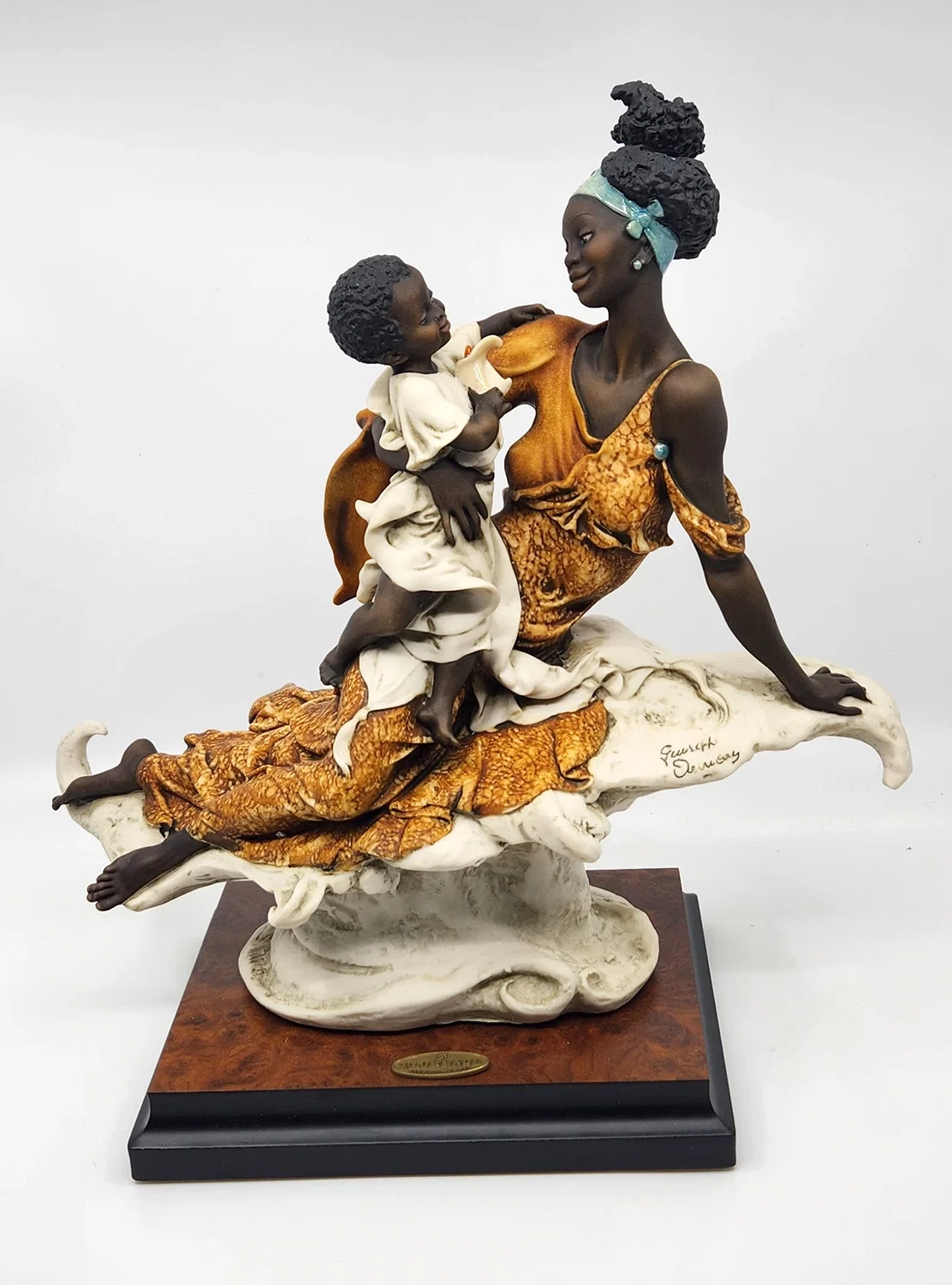 Black Maternity by Giuseppe Armani — Sculpture
