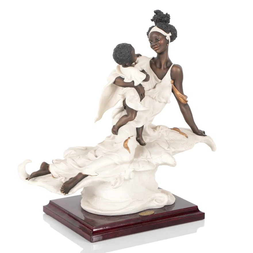 Black Maternity by Giuseppe Armani — Sculpture