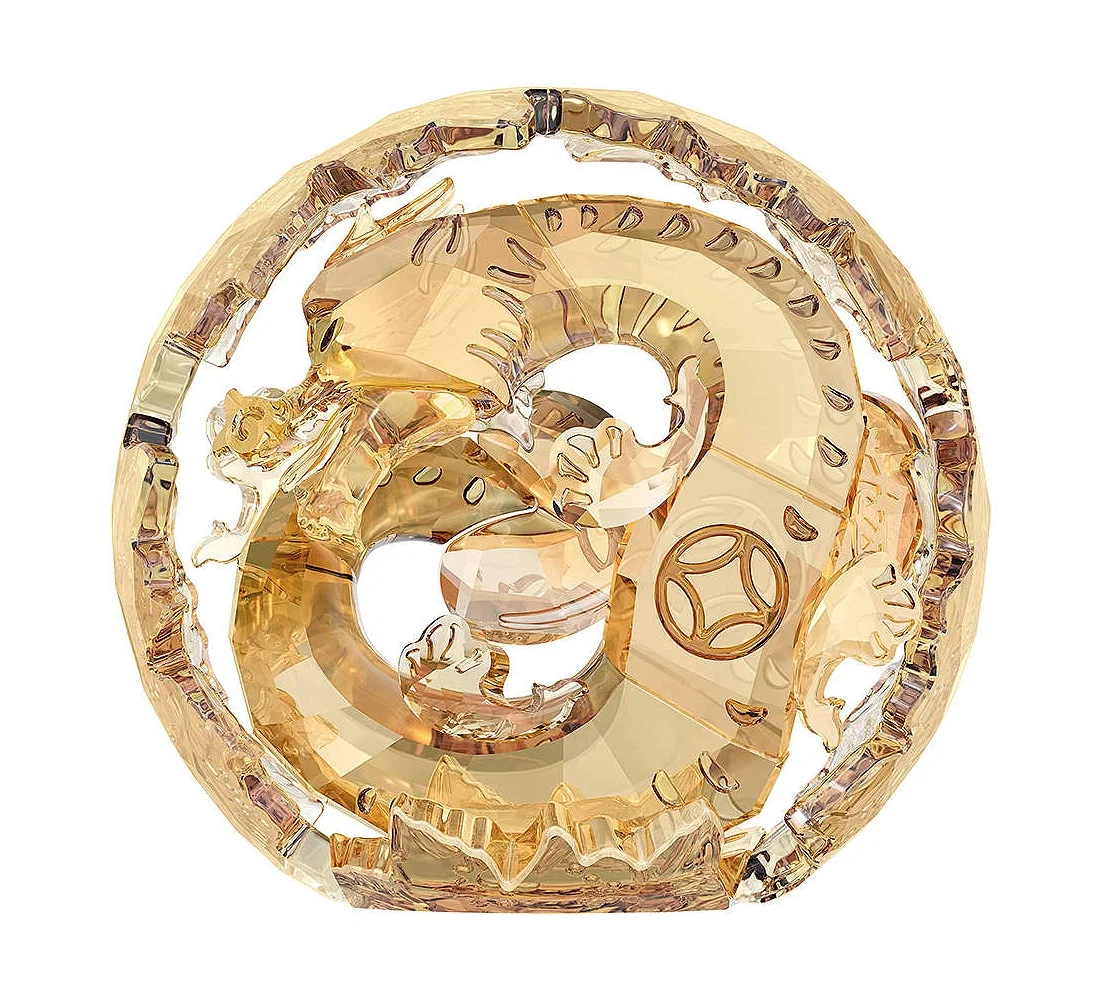 Chinese Zodiac Dragon Large by Swarovski Crystal — Crystal