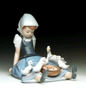 My Hungry Brood 1980-97 by Lladro — Porcelain Figurine