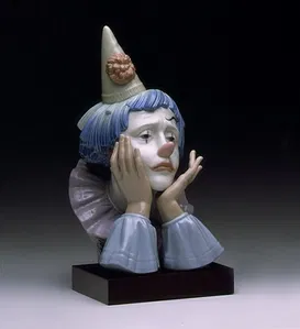 Lladro - Jester with Base 1982-00