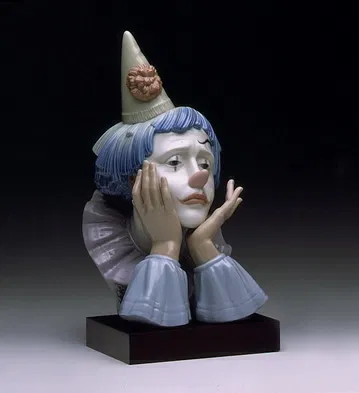 Lladro - Jester with Base 1982-00